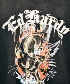 Alternative view of Panther Cropped Mens Boxy Tee