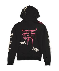 Alternative view of DESTROY SKELE HOODIE