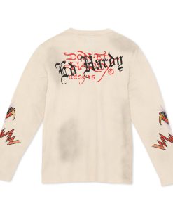 Alternative view of Limited Edition Rhinestone Dragon Ls Tee