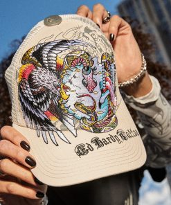 Alternative view of Embroidered Battle Skull