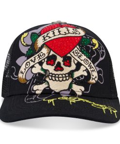 Rhinestone LKS Skull Hat