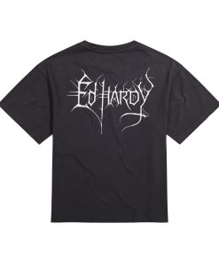 Alternative view of Cross Skulls Boxy Tee