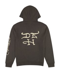 Alternative view of Exploding Skull Charcoal Pullover Hoodie