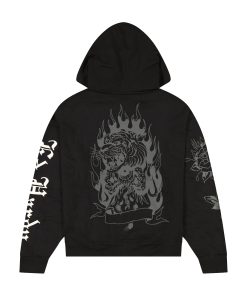Alternative view of LKS Skull Boxy Zip Hoodie