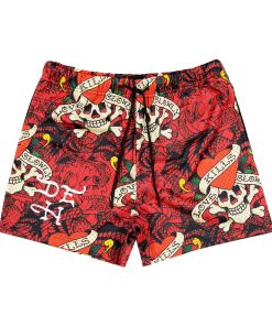 LKS Skull Mens Mesh Short