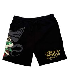Dagger Rose Fleece Short