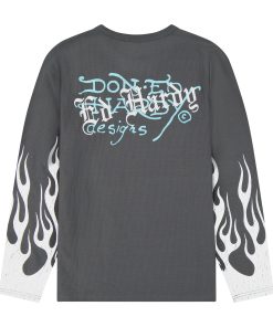 Alternative view of Panther Flames LS Thermal Tee