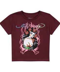 Pinup Rhinestone Baby Tee