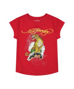 Tiger Mountain Rhinestone Cap Sleeve Tee