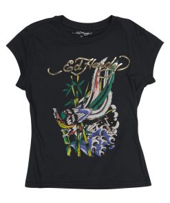 Peacock Cap Sleeve Tee