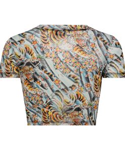 Alternative view of Tiger Print Mesh Shirt