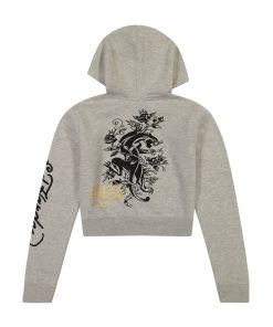 Alternative view of Heart Roses Zip Hoodie