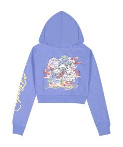 Alternative view of Tiger Lotus Zip Front Hoodie