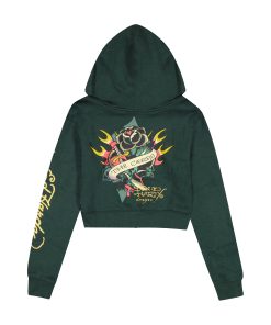 Alternative view of Sacred Heart Zip Front Hoodie
