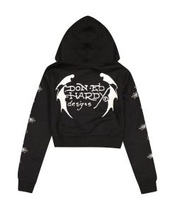 Alternative view of Crosses Zip Front Hoodie