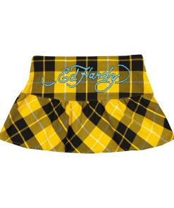 Alternative view of True Eagle Plaid Flare Miniskirt