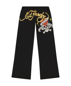 Alternative view of LKS Skull Black Flared Sweatpant