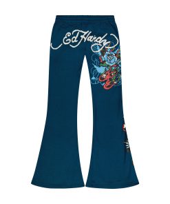 Alternative view of Flame Rose Boot Cut Sweatpants