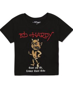 Rhinestone Baby Devil Baby Tee