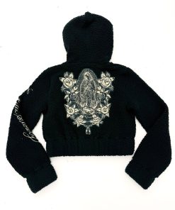 Alternative view of Mary Hooded Sherpa Zip Up Jacket