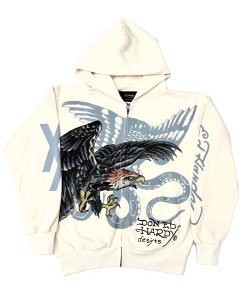 Eagle Rhinestone Hoodie