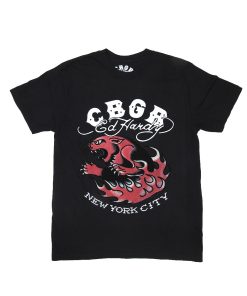 CBGB Panther Flame Boxy Tee