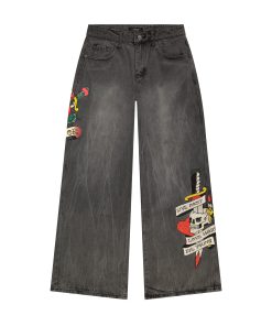 Live Fast Baggy Jeans