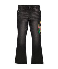 Sacred Heart Low Waist Bootcut Jean