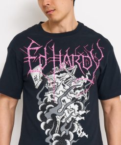 Reaper Ghost Rhinestone Boxy Tee