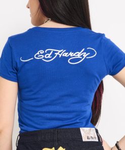 Alternative view of Sacred Heart Wings Rhinestone Baby Tee