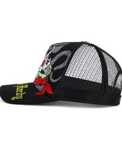 Alternative view of Cowboy Skull Trucker Hat